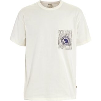 Camiseta con bolsillo y logotipo M