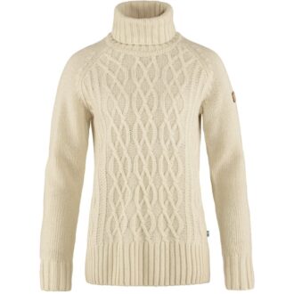 Ovik Jersey de cuello alto con punto trenzado