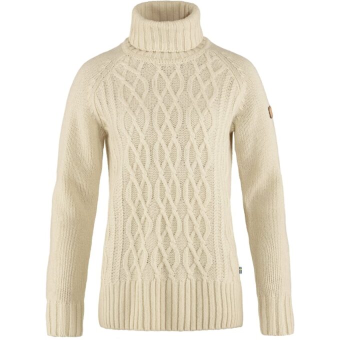 Ovik Jersey de cuello alto con punto trenzado Ovik Jersey de cuello alto con punto trenzado